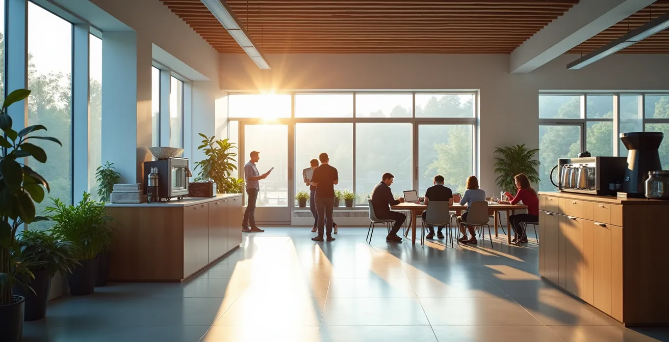 Konkrete Umsetzung von Unternehmenswerten im Schweizer Büroalltag